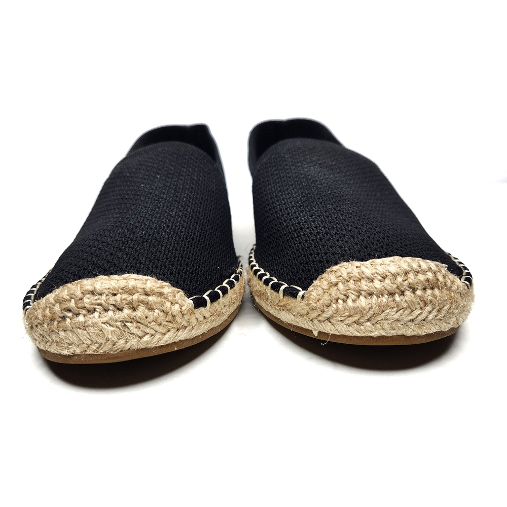 Eileen Fisher Black Canvas Espadrilles Womans 9 - Picture 3 of 7